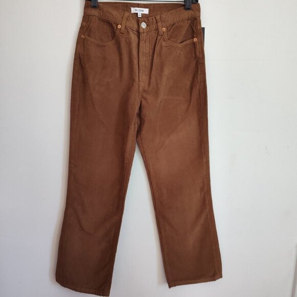 Ladies SZ 26 Re/Done Ginger 5-Pocket  Corduroys - Picture 1 of 5